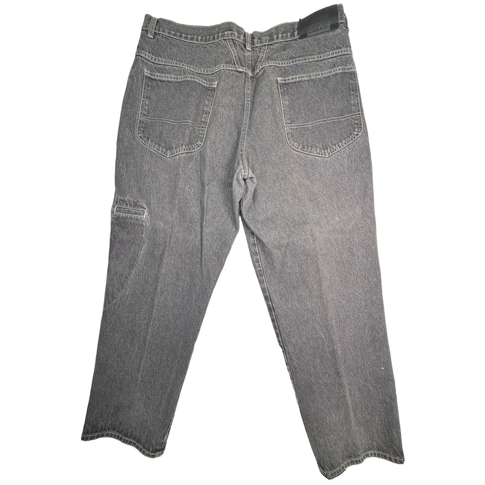 Vintage Marithe Francois Girbaud Carpenter Jeans Men's 40x32 Gray Baggy Y2K